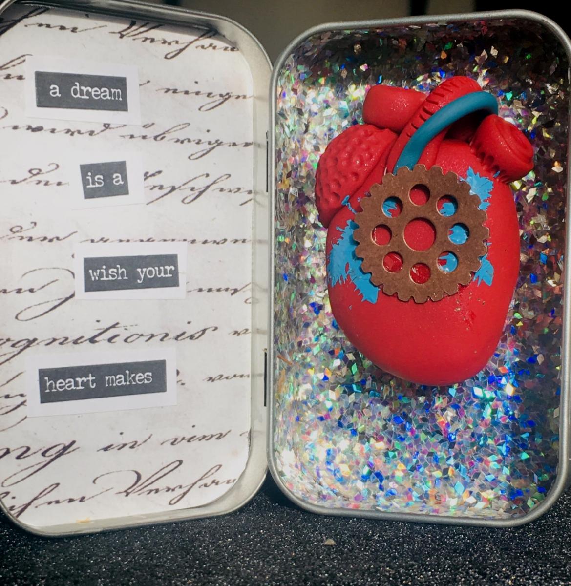 Fall Art Series at Skyway Library Tin Box Heart Seattle